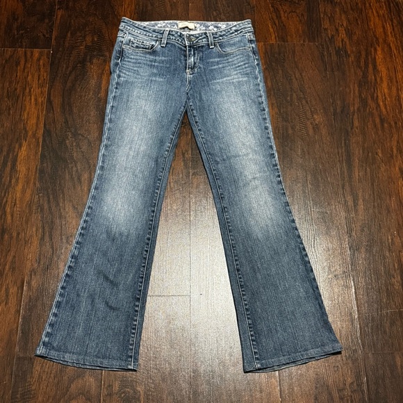 PAIGE Premium Denim Hollywood Hills Classic Rise Boot Cut Jeans Y2K Vintage 29 - Picture 2 of 15